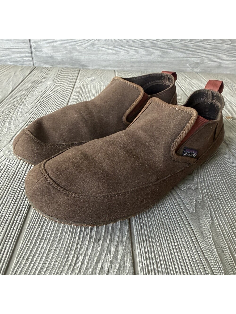 Patagonia Advocate Isabel Brown Suede Slip On Shoes Men’s Size 10 Casual Minimal